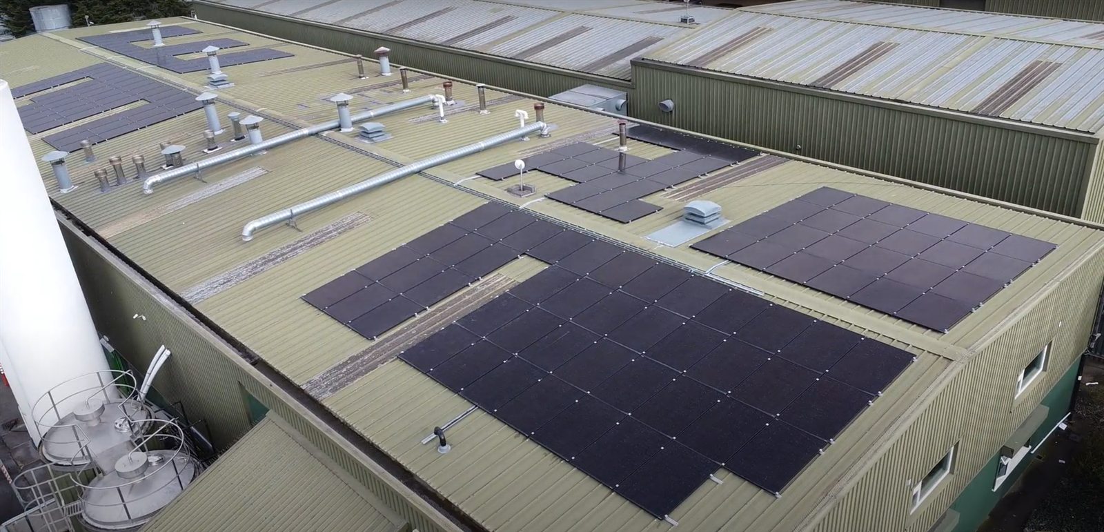 Infinite Energy solar project image for McCambridge Bread Dublin 89.9kWp Solar PV Installation