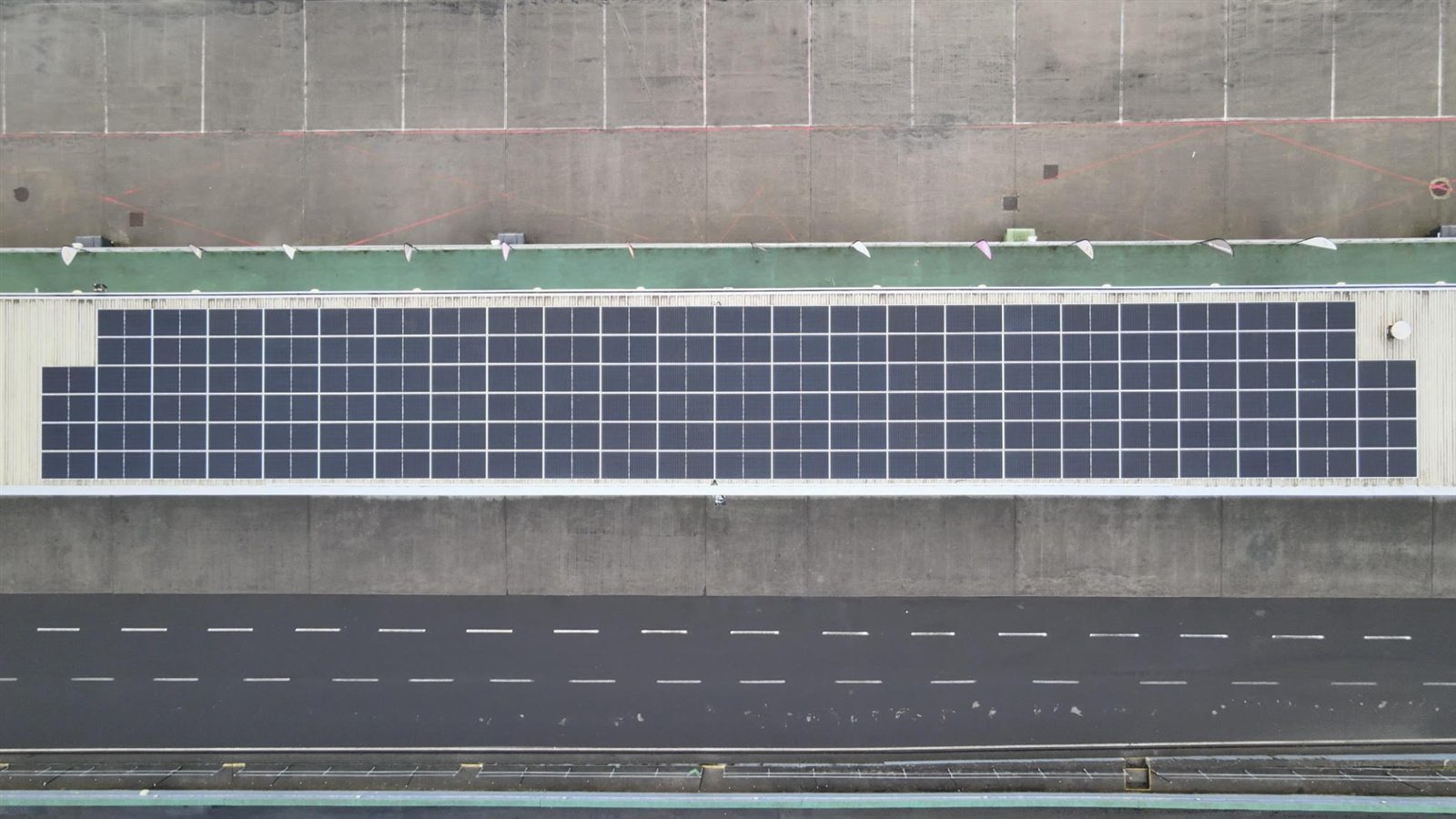 Infinite Energy solar project image for Mondello Park Kildare 108.5kWp Solar PV Installation
