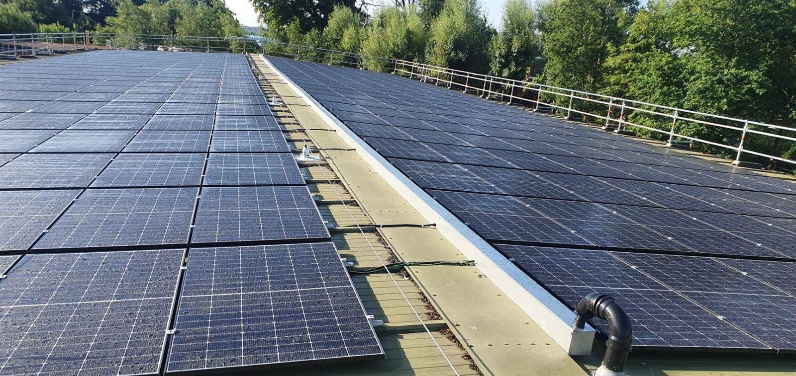 Infinite Energy solar project image for Uisce Eireann Westmeath 163.7kWp Solar PV Installation